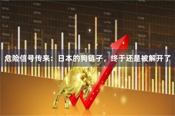 危险信号传来：日本的狗链子，终于还是被解开了